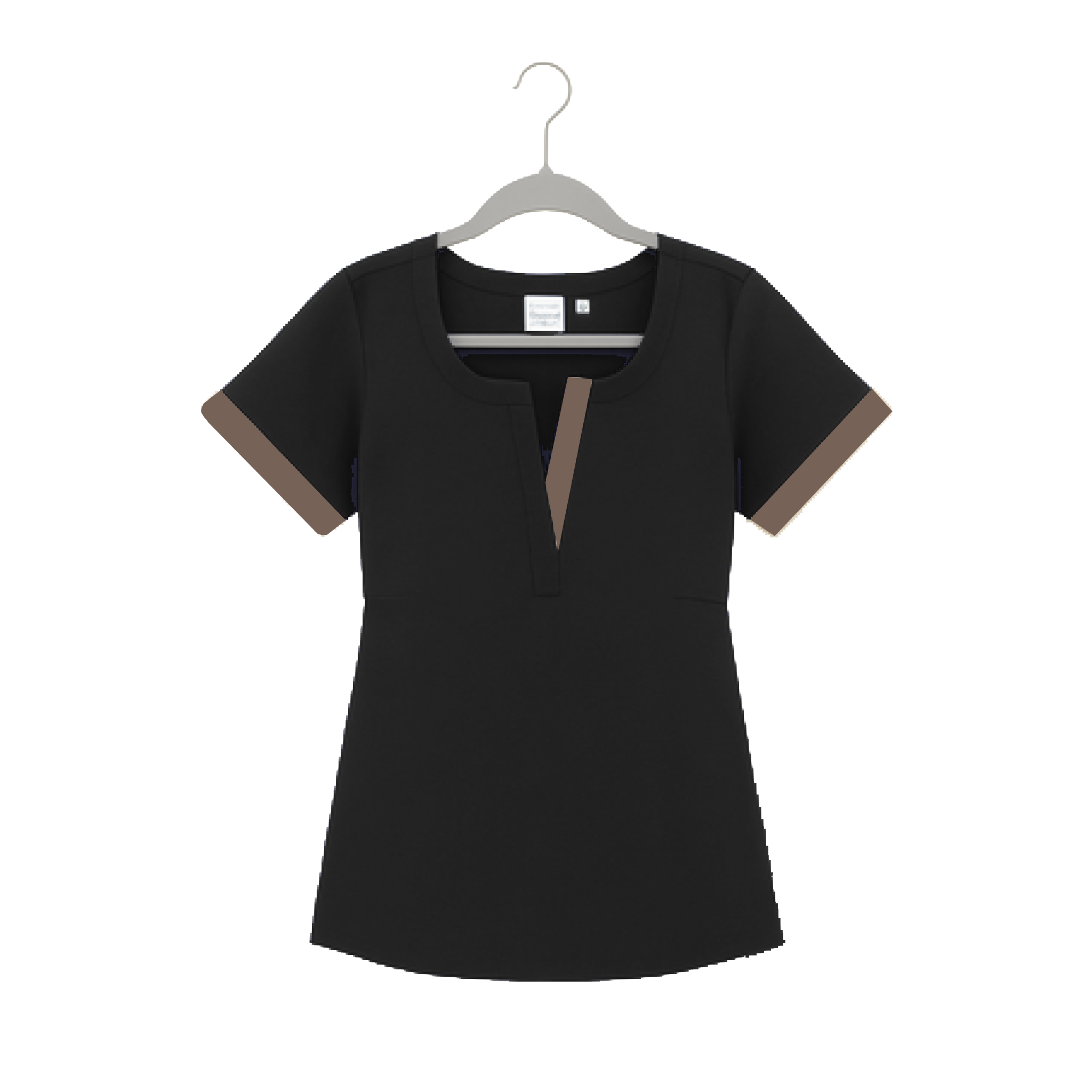 Black Border Trendy Top