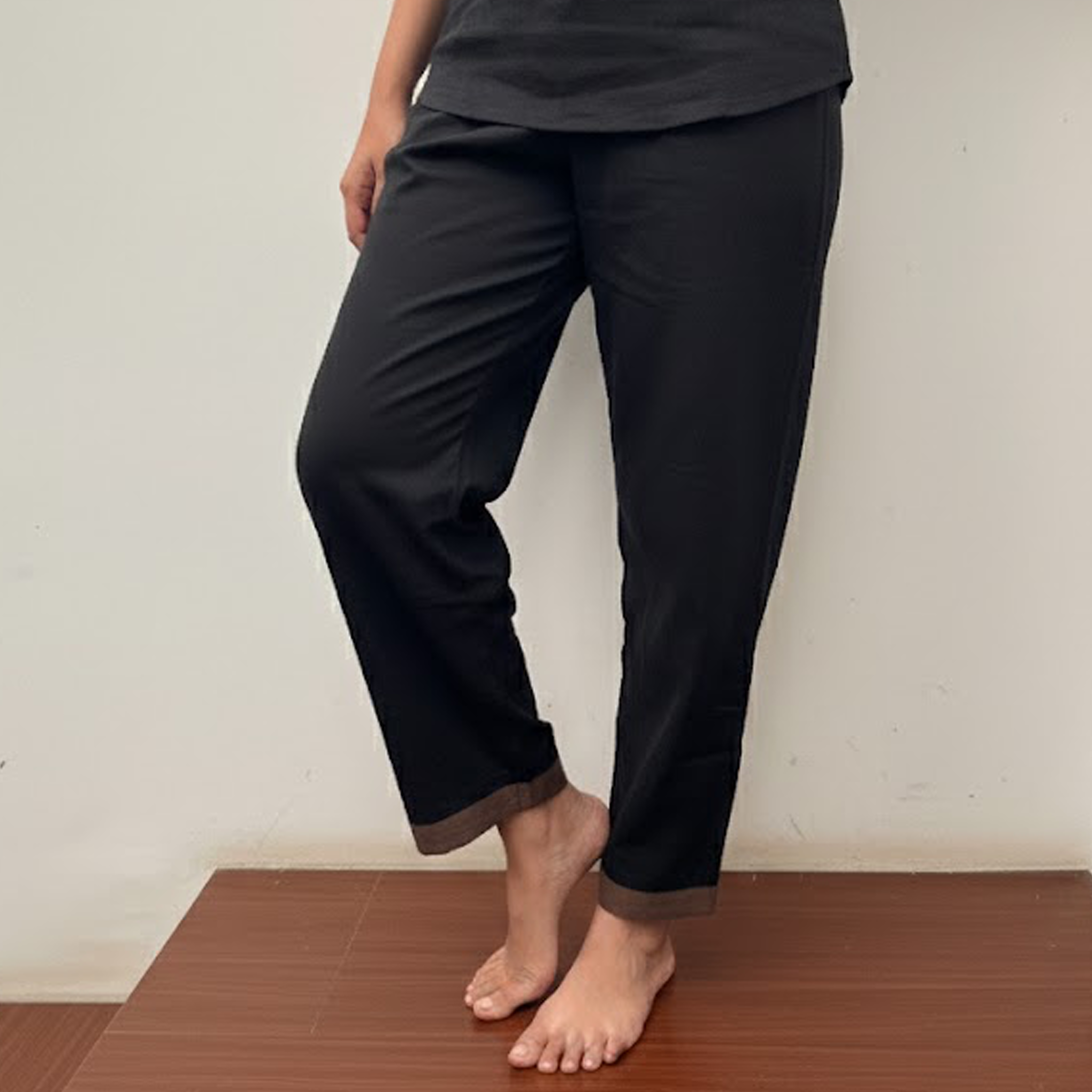 Black Border Pants