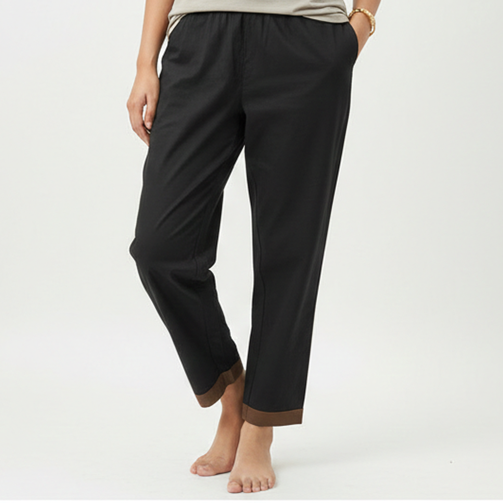 Black Border Pants