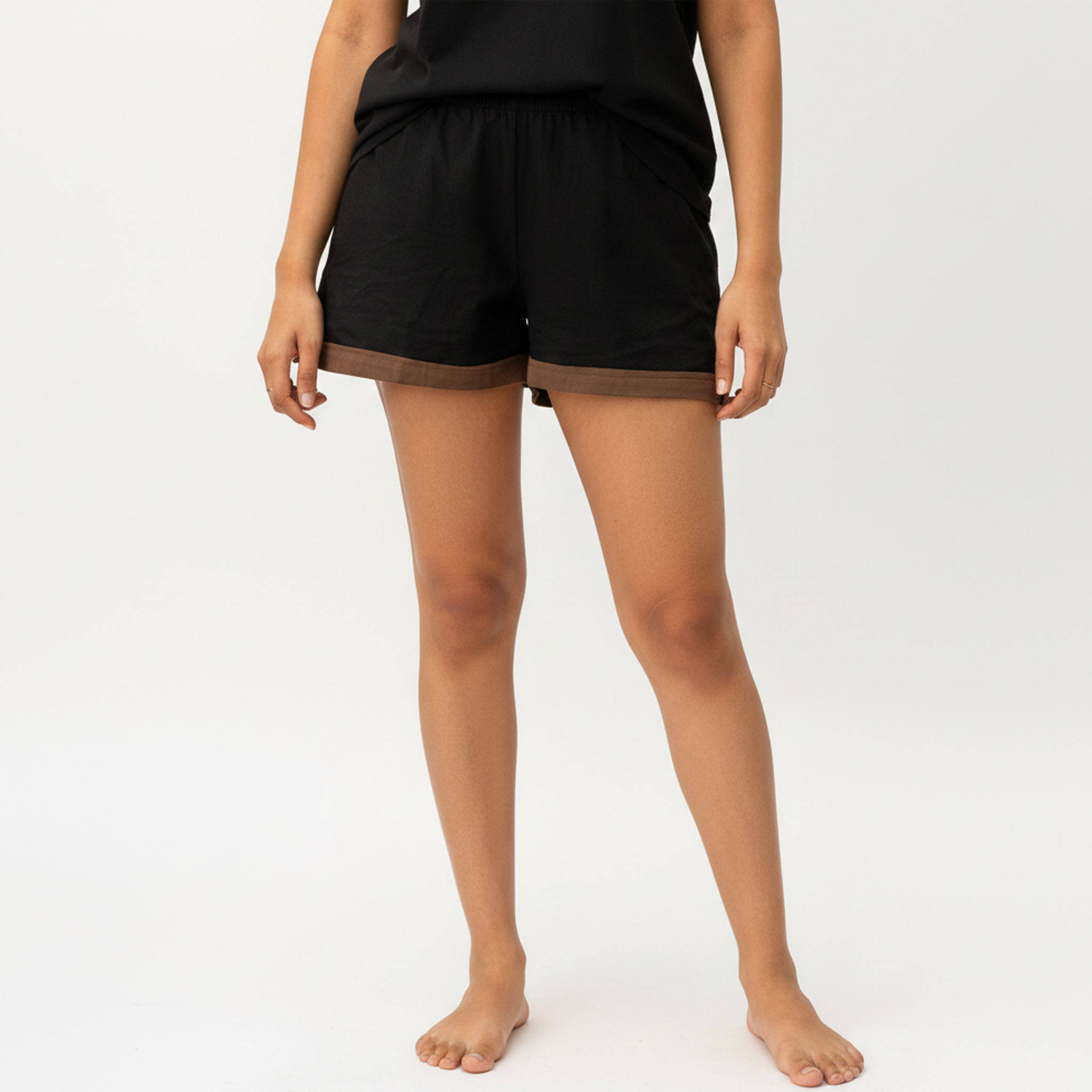 Black Border Shorts