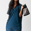 Blue Oversized Shirt