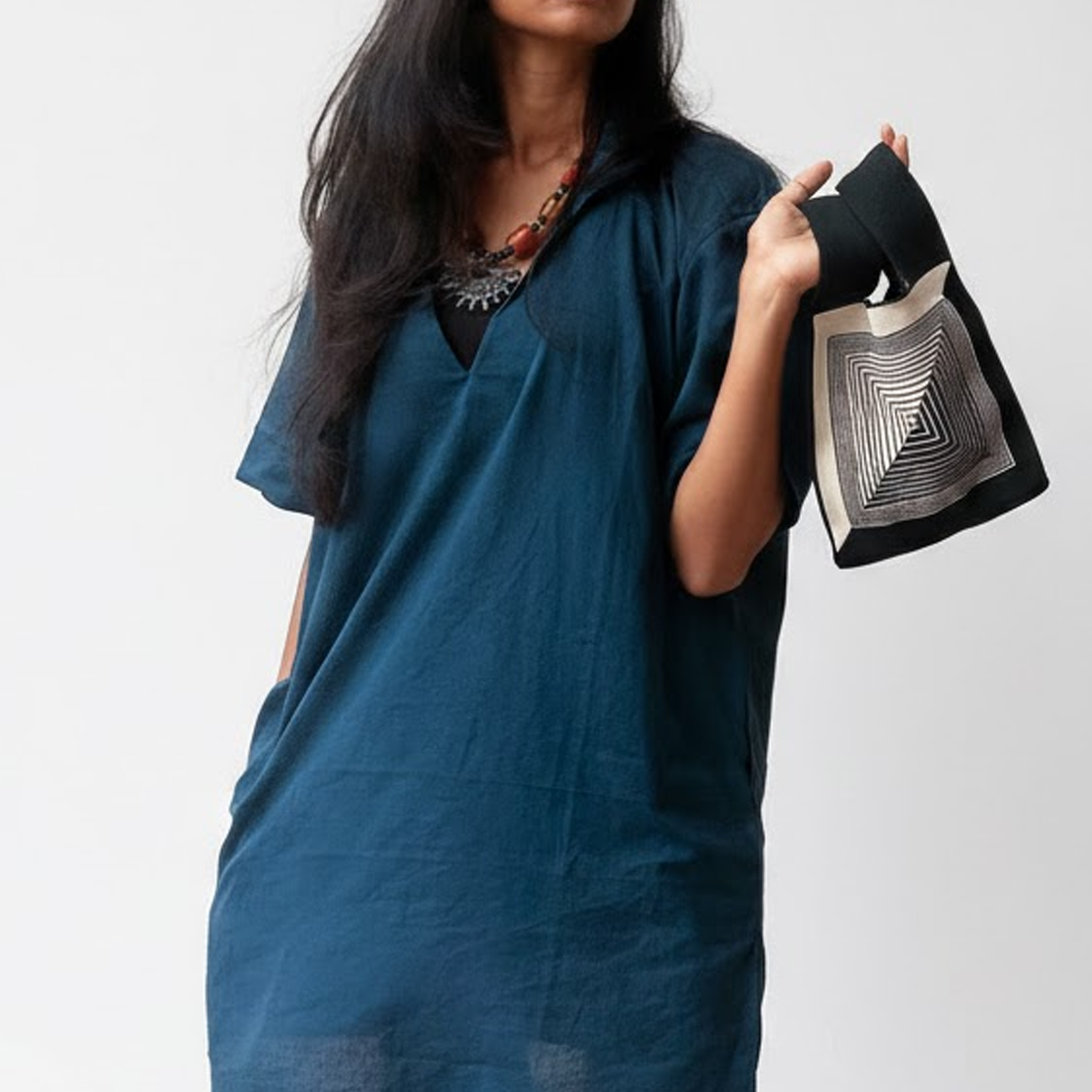 Blue Oversized Shirt