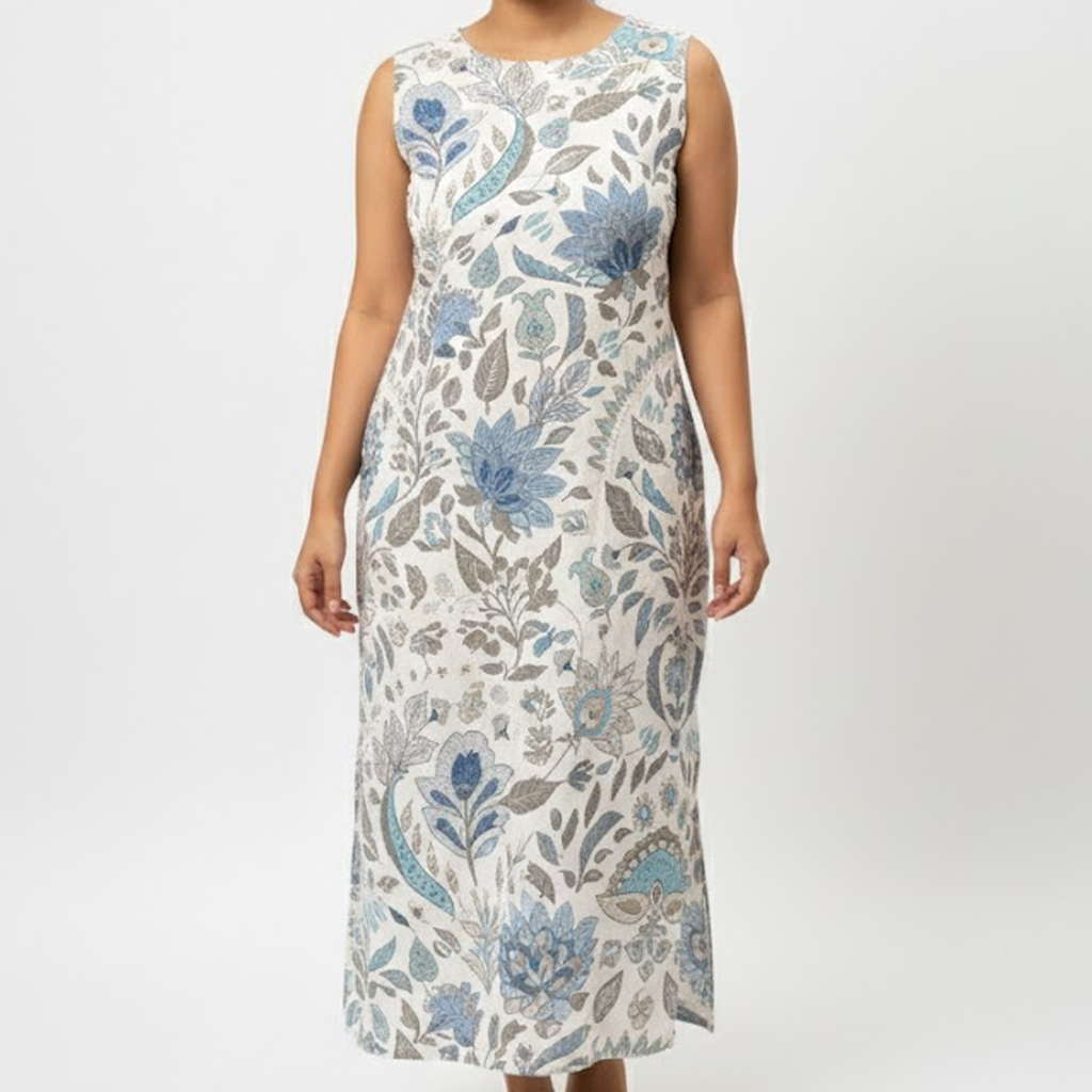 Blue Fern Dress