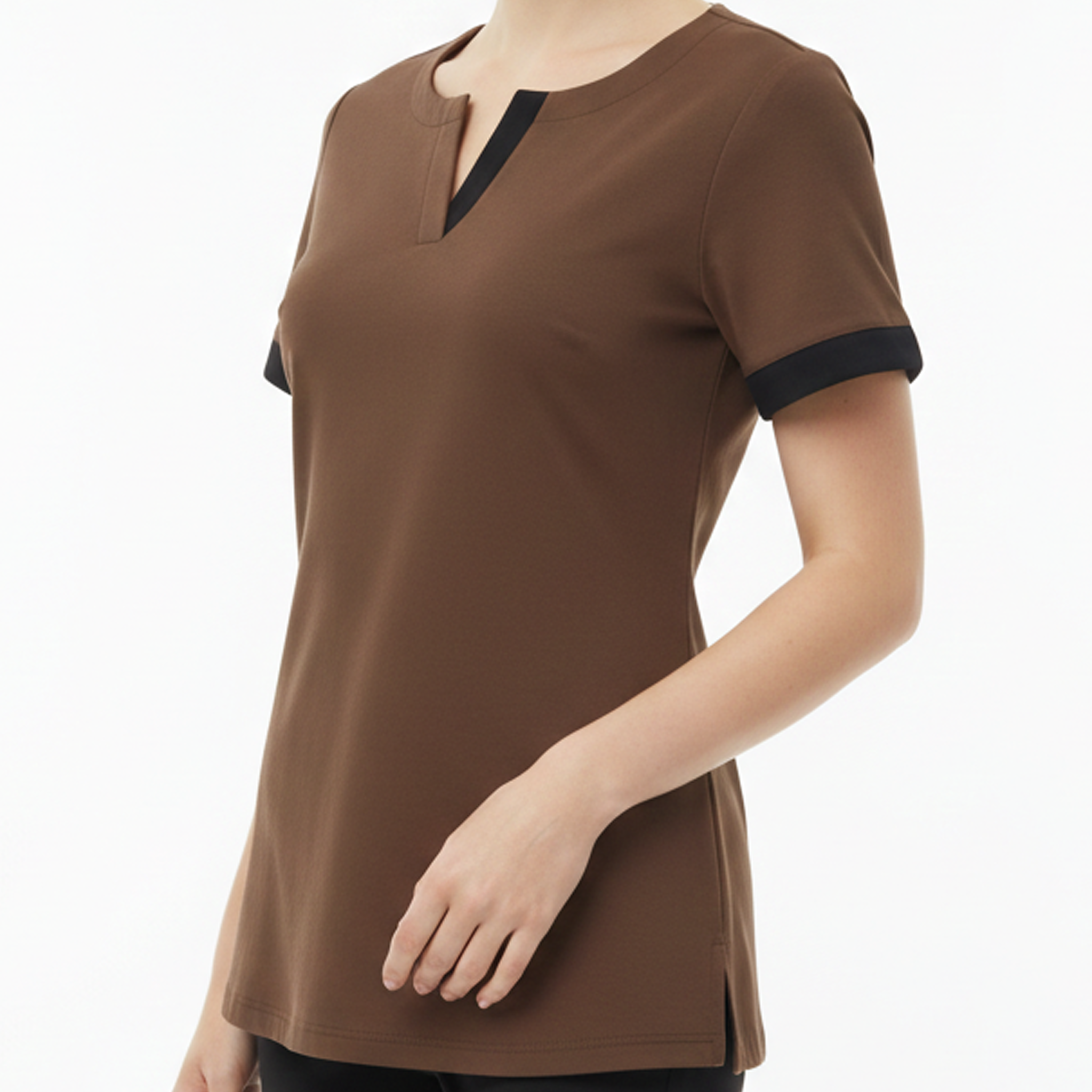 Brown Trendy Top