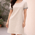 Natural Zenia Dress