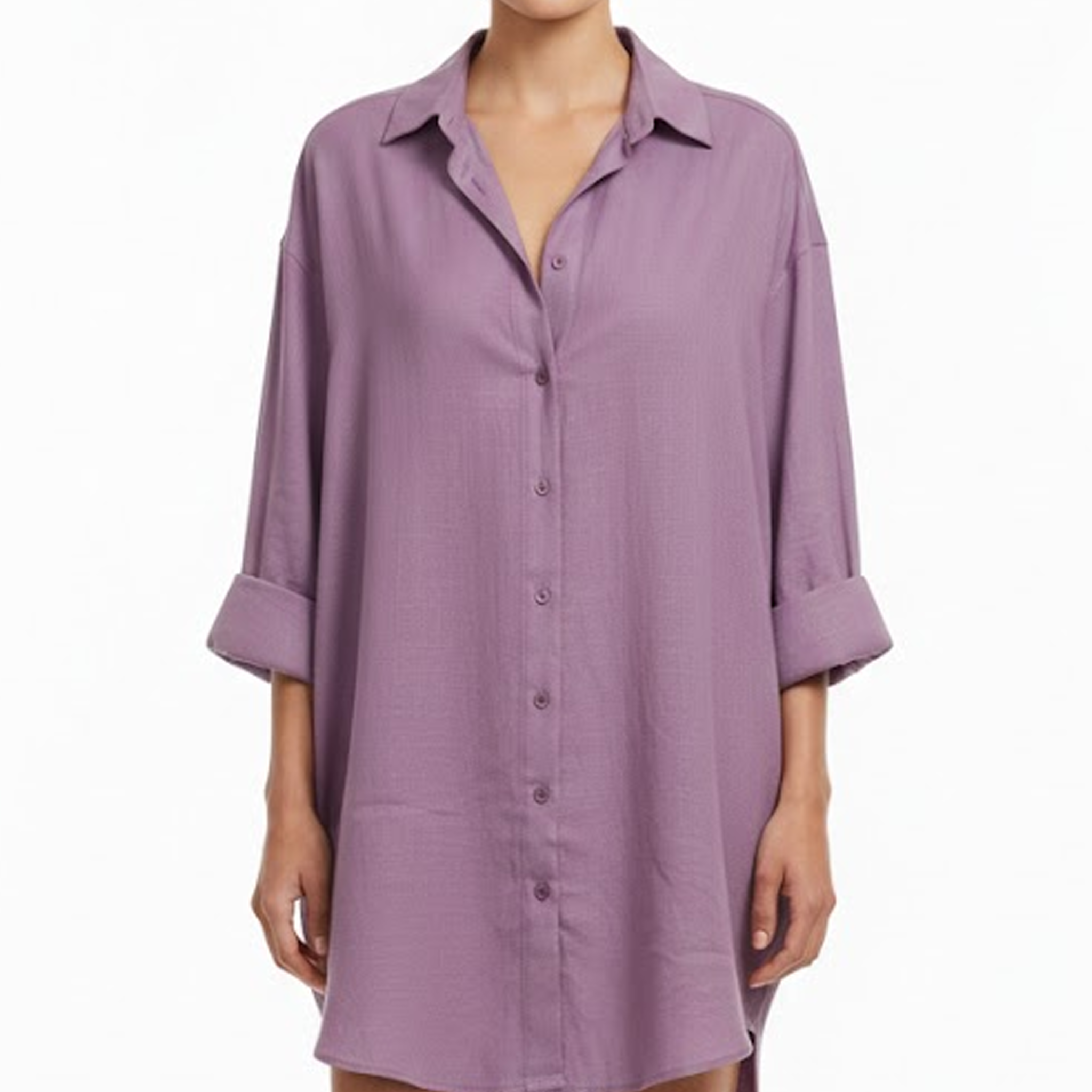 Purple Oversized Shirt